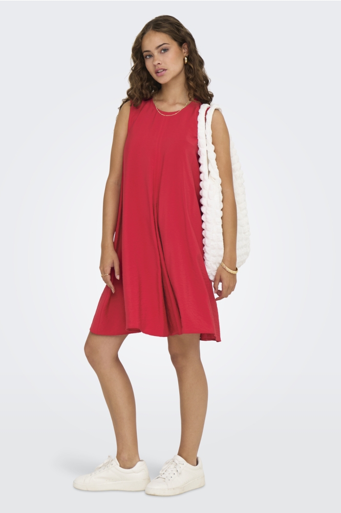 JDYBARBARA S/L DRESS WVN 15350719 MARS RED